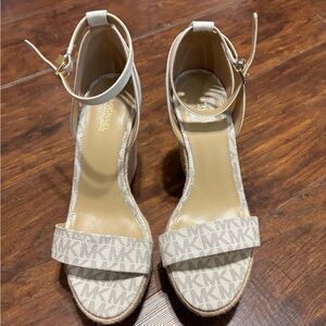 Michael Kors Beige Wedge Wedges